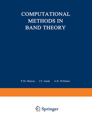 cover image of Computational Methods in Band Theory